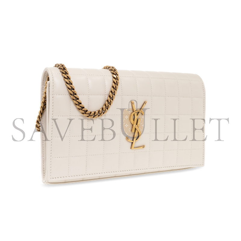 YSL LAMBSKIN CASSANDRE CHAIN WALLET 743346AABVP9207 (23*14*3cm)